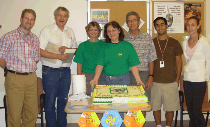Photo of Local 17 members celebrating Labour Day