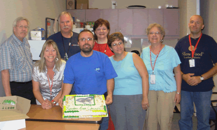 Photo of Local 16 members celebrating Labour Day