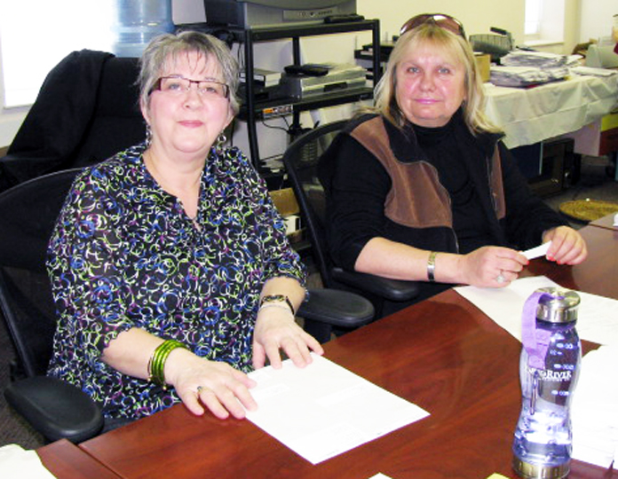 Photo of Angie Chudy (at right)