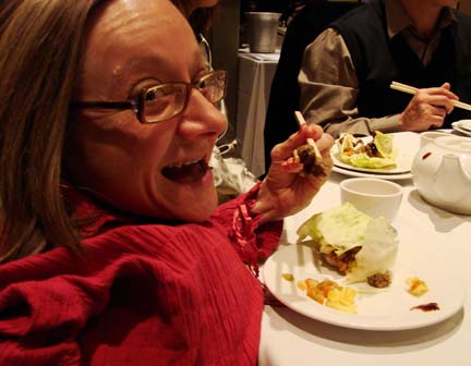 Photo of Monica First and her haggis!