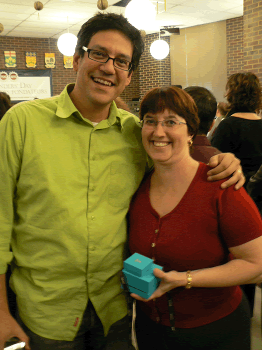 Photo de Larry Budge et de Christine Gauthier