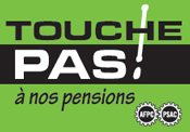 Logo de campagne Touche pas à nos pensions