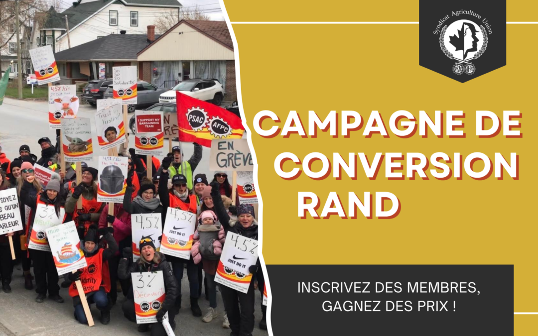 Annonce des résultats de la campagne Rand